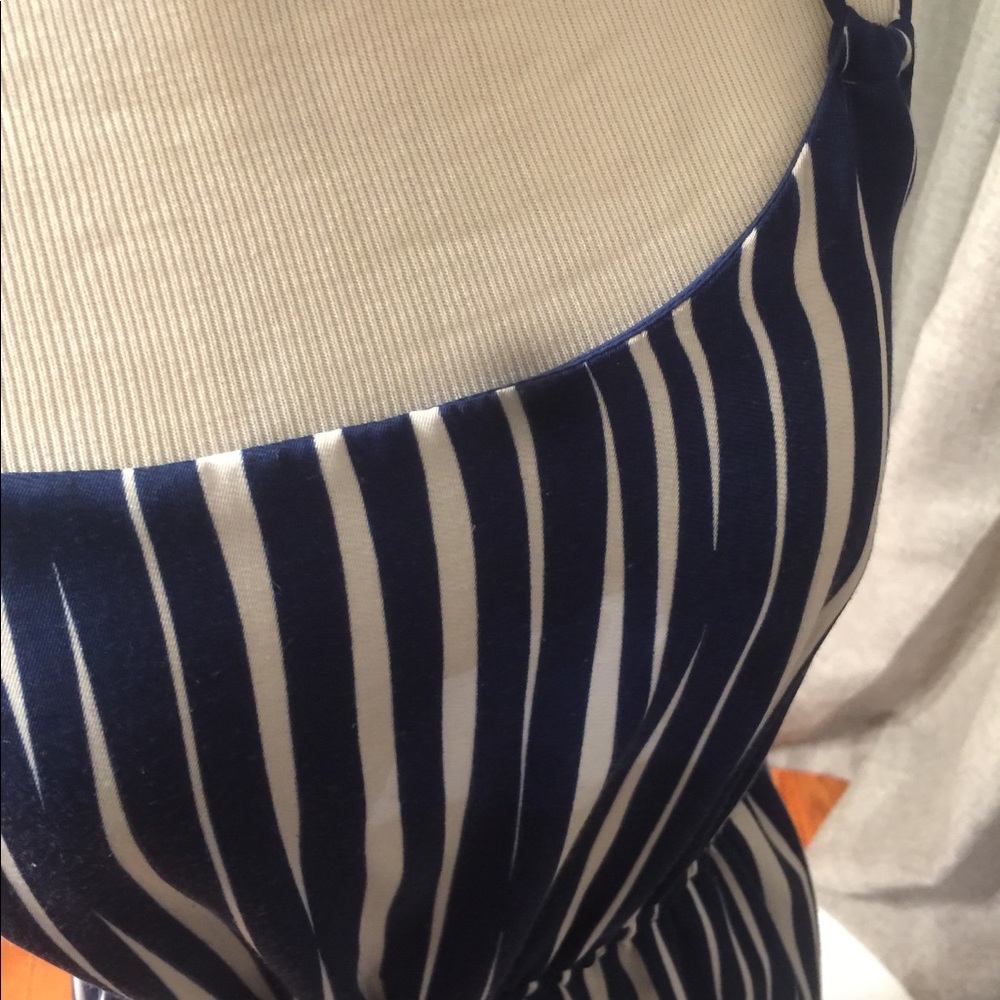 Maxi dress blue/white - Banana Republic
